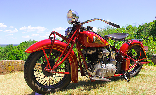 Old Indian Motorcycle