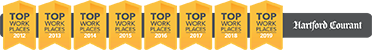 Norcom has been voted one of the Hartford Courant's Top Workplaces for 8 years running